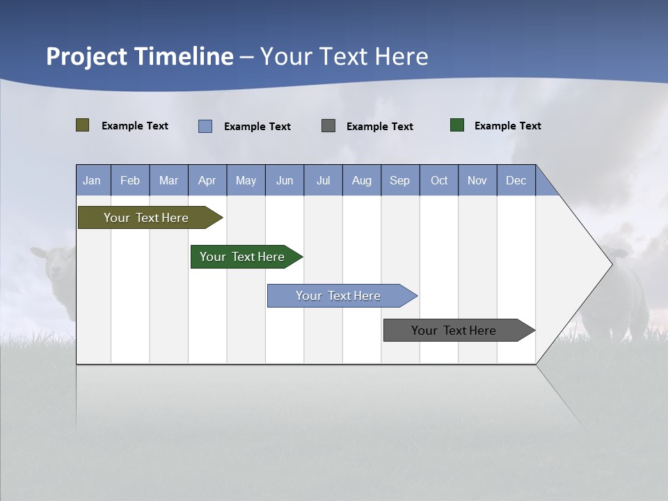 Curious Babe Grass PowerPoint Template