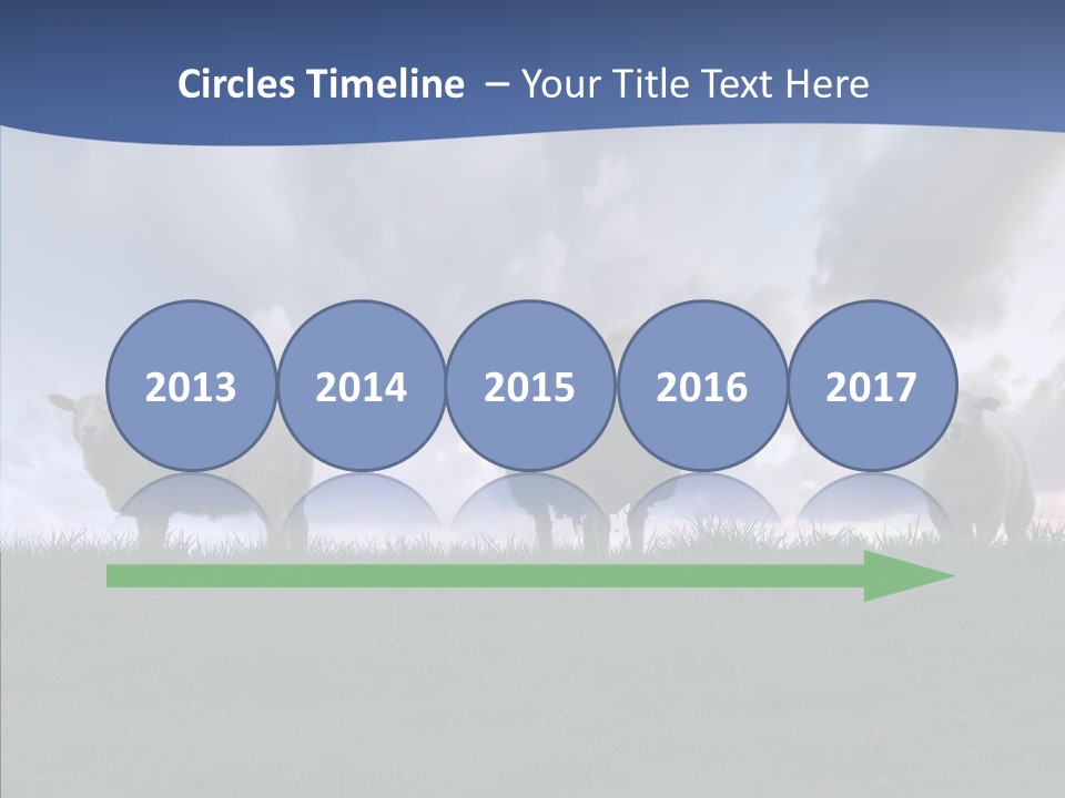 Curious Babe Grass PowerPoint Template