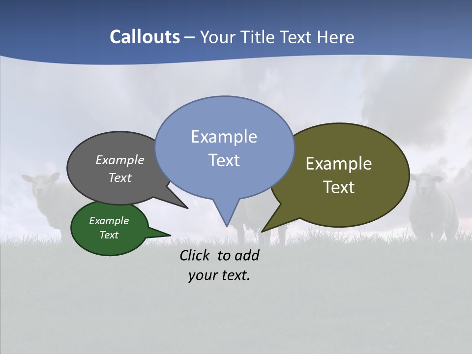 Curious Babe Grass PowerPoint Template