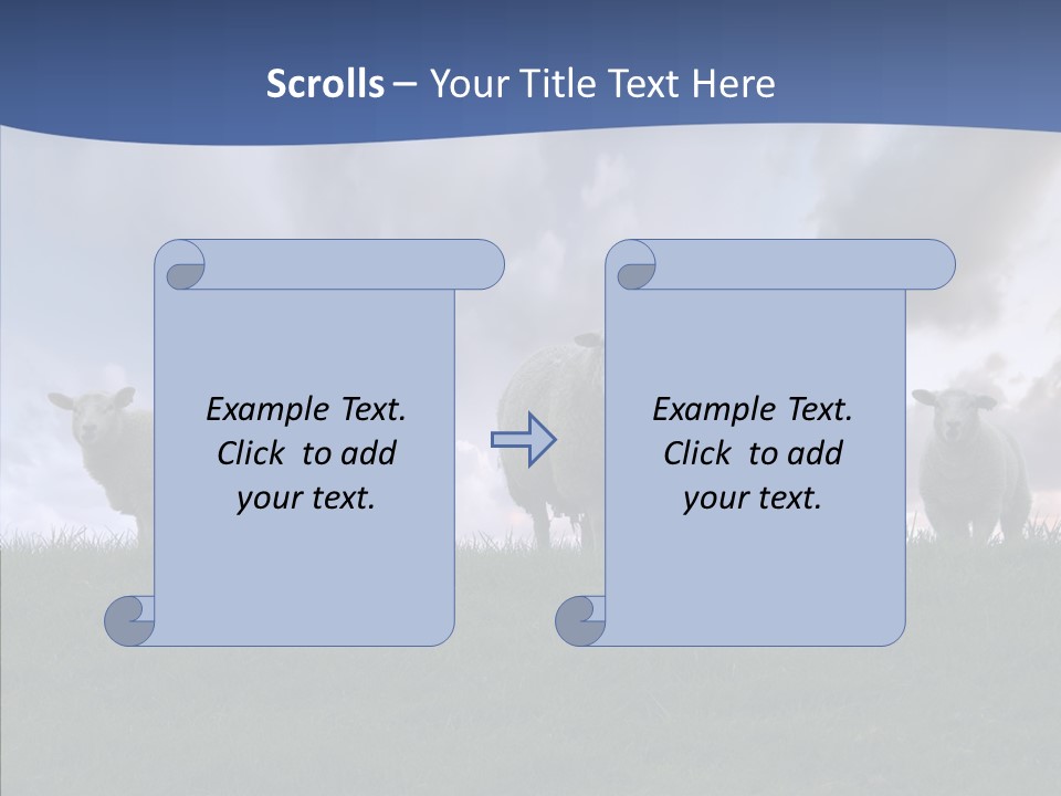 Curious Babe Grass PowerPoint Template