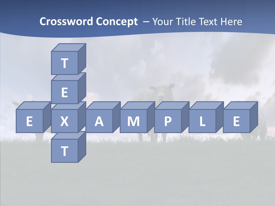 Curious Babe Grass PowerPoint Template