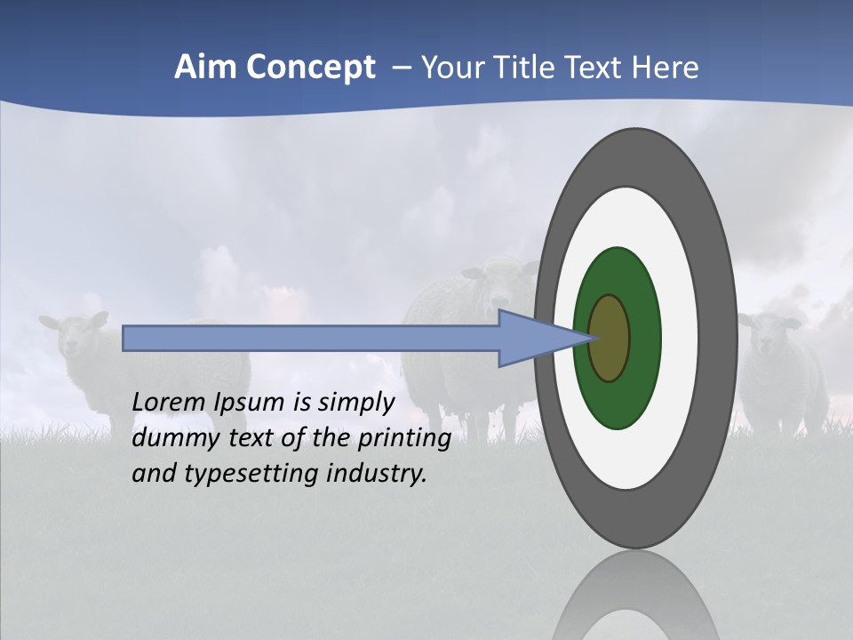 Curious Babe Grass PowerPoint Template