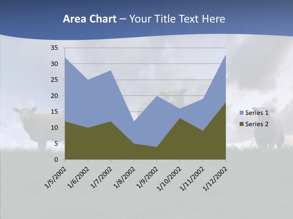 Curious Babe Grass PowerPoint Template