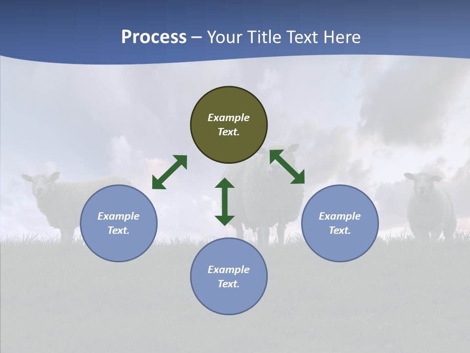 Curious Babe Grass PowerPoint Template