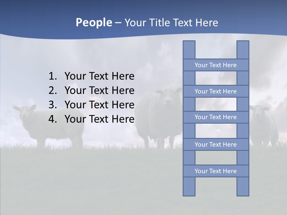 Curious Babe Grass PowerPoint Template