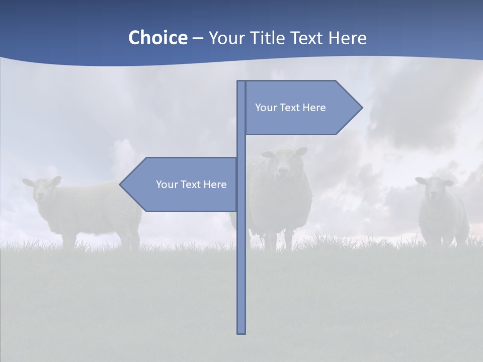 Curious Babe Grass PowerPoint Template