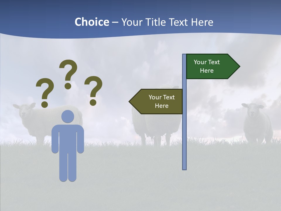 Curious Babe Grass PowerPoint Template