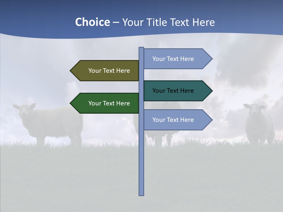 Curious Babe Grass PowerPoint Template