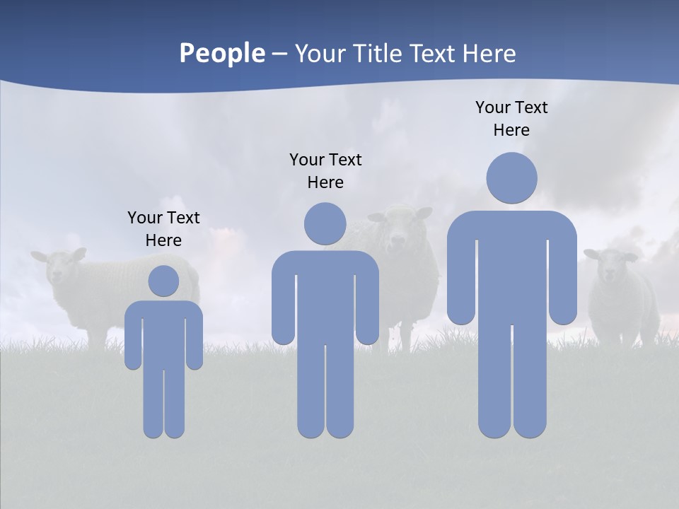 Curious Babe Grass PowerPoint Template