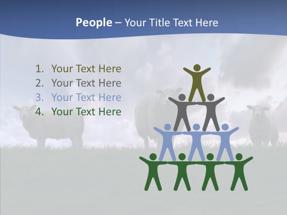 Curious Babe Grass PowerPoint Template