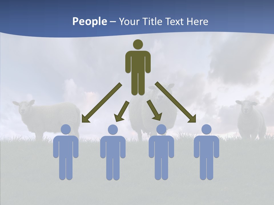 Curious Babe Grass PowerPoint Template