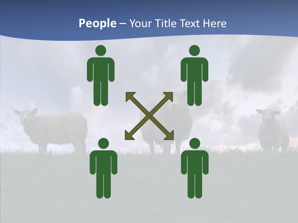 Curious Babe Grass PowerPoint Template