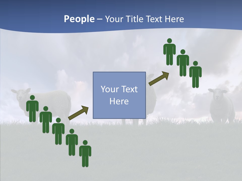 Curious Babe Grass PowerPoint Template