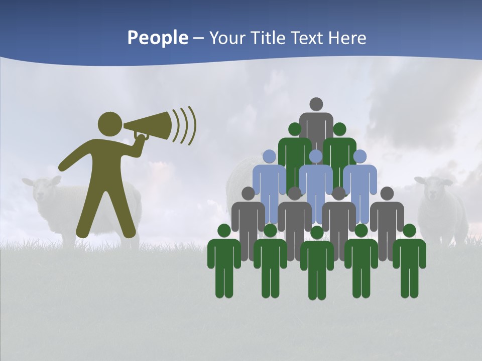 Curious Babe Grass PowerPoint Template