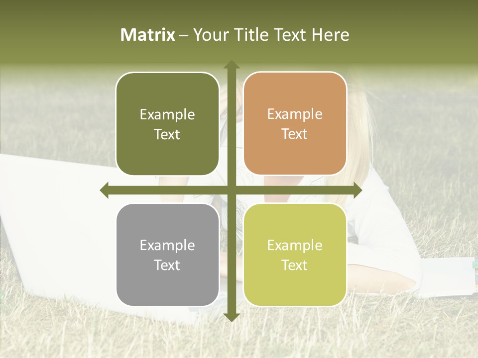 Connection Message Worker PowerPoint Template