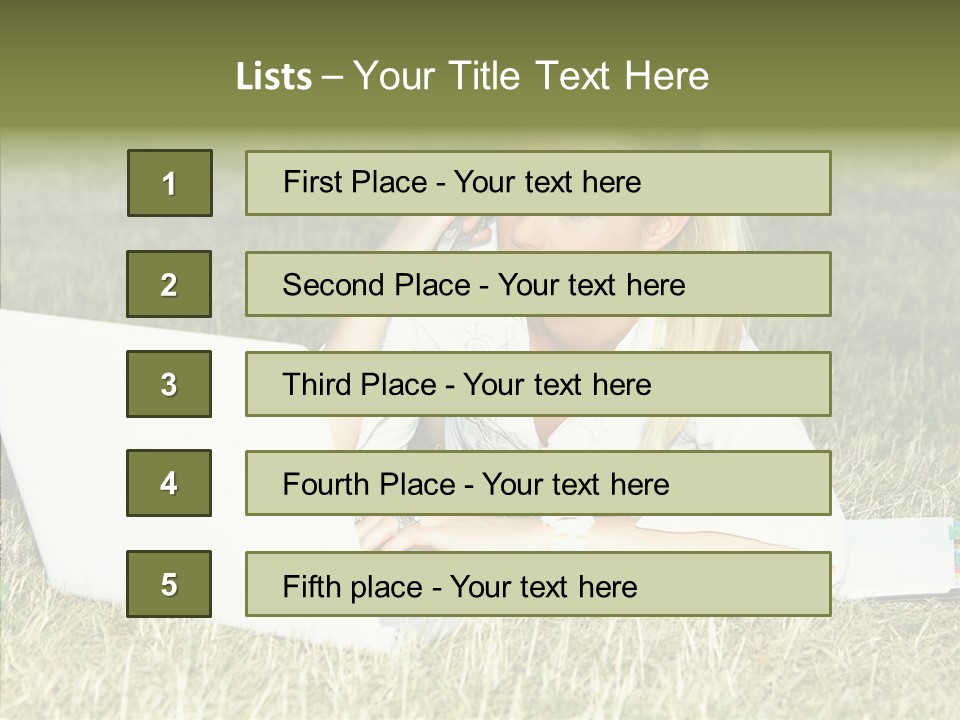 Connection Message Worker PowerPoint Template