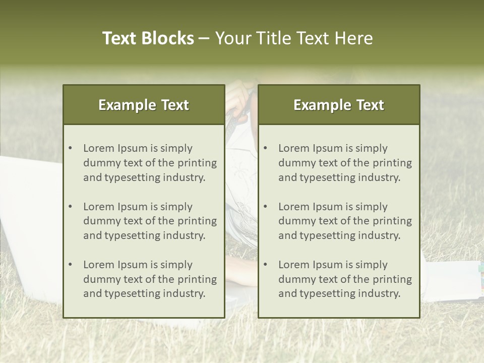 Connection Message Worker PowerPoint Template