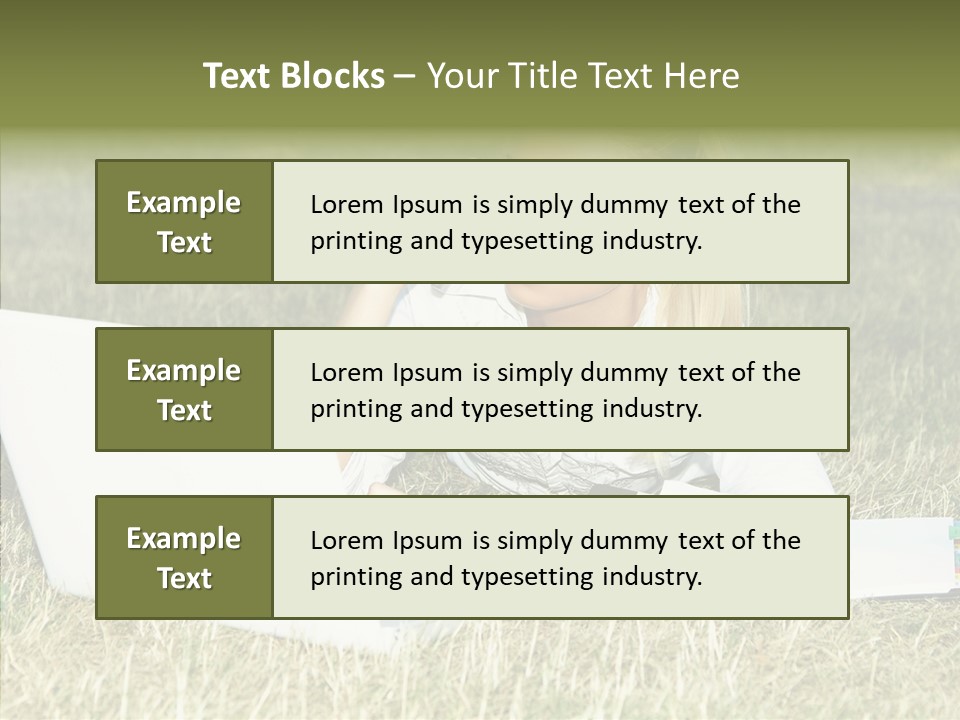 Connection Message Worker PowerPoint Template