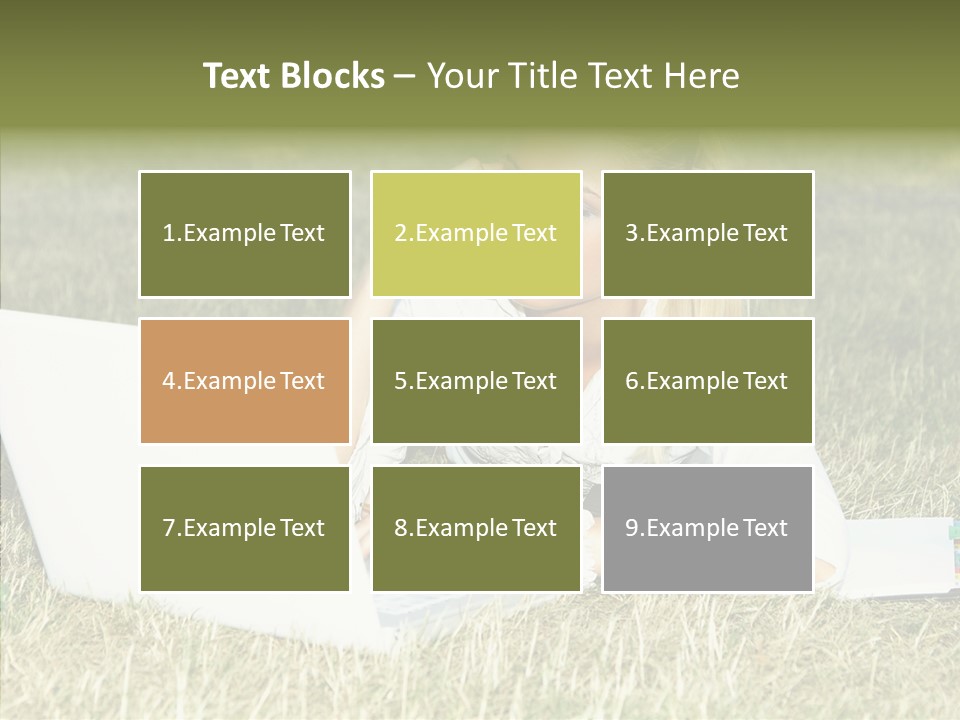 Connection Message Worker PowerPoint Template
