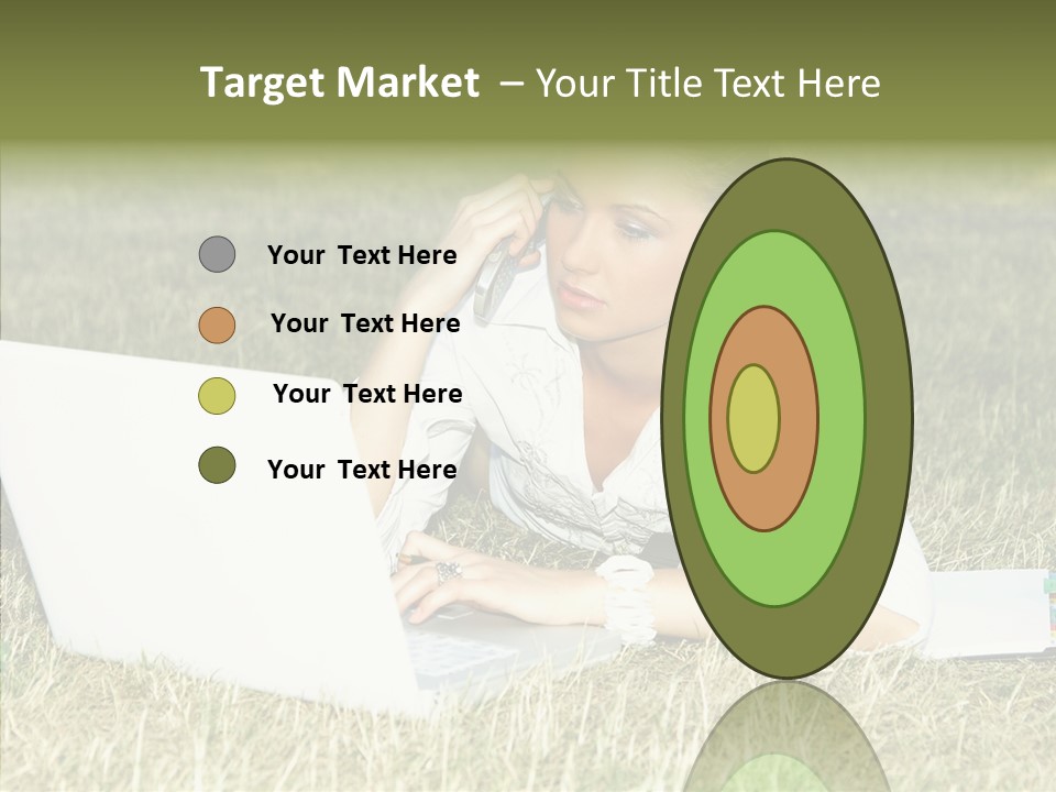 Connection Message Worker PowerPoint Template