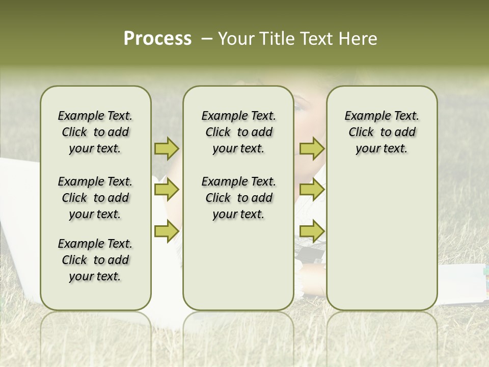 Connection Message Worker PowerPoint Template