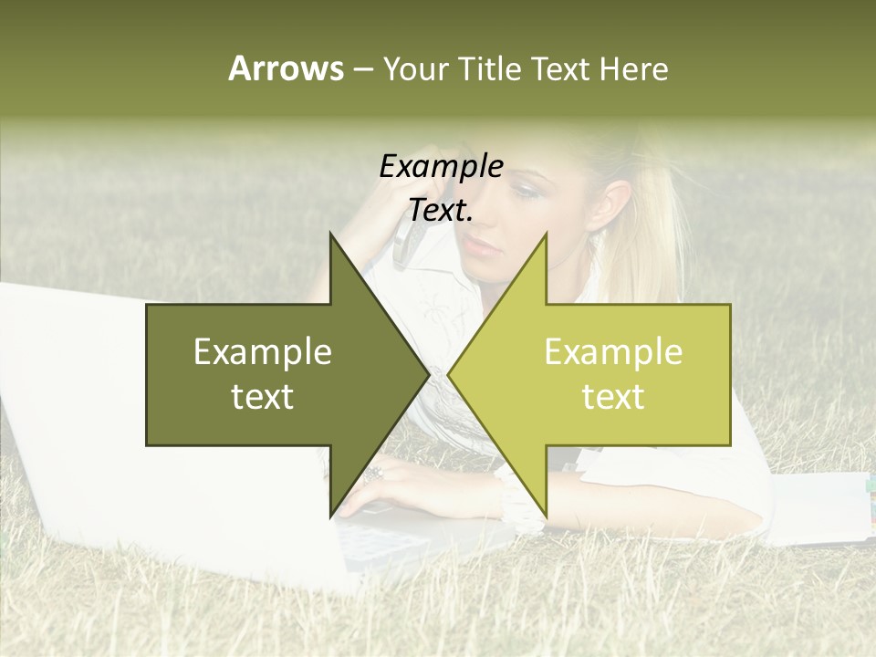 Connection Message Worker PowerPoint Template