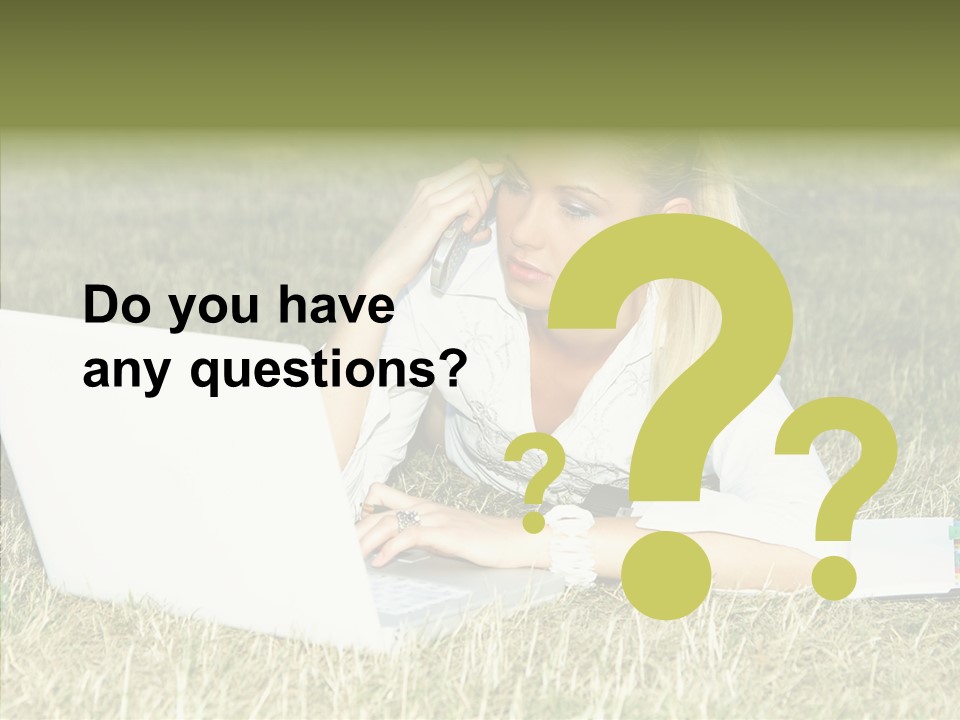 Connection Message Worker PowerPoint Template