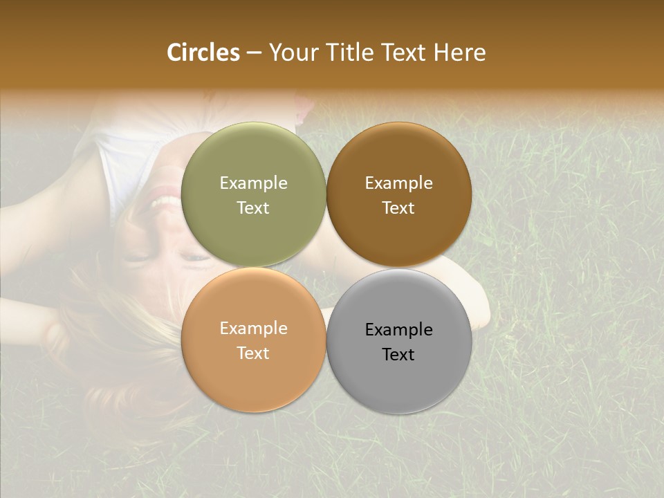 Relax Happiness Fashionable PowerPoint Template