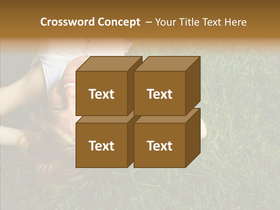 Relax Happiness Fashionable PowerPoint Template