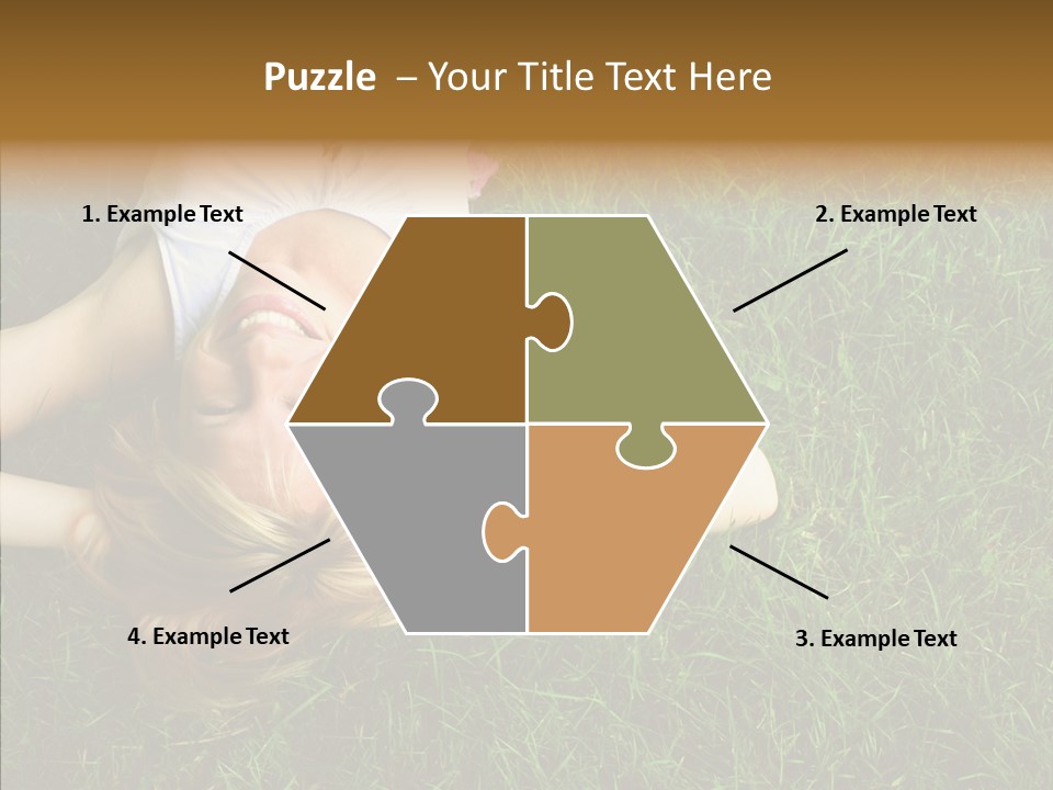 Relax Happiness Fashionable PowerPoint Template