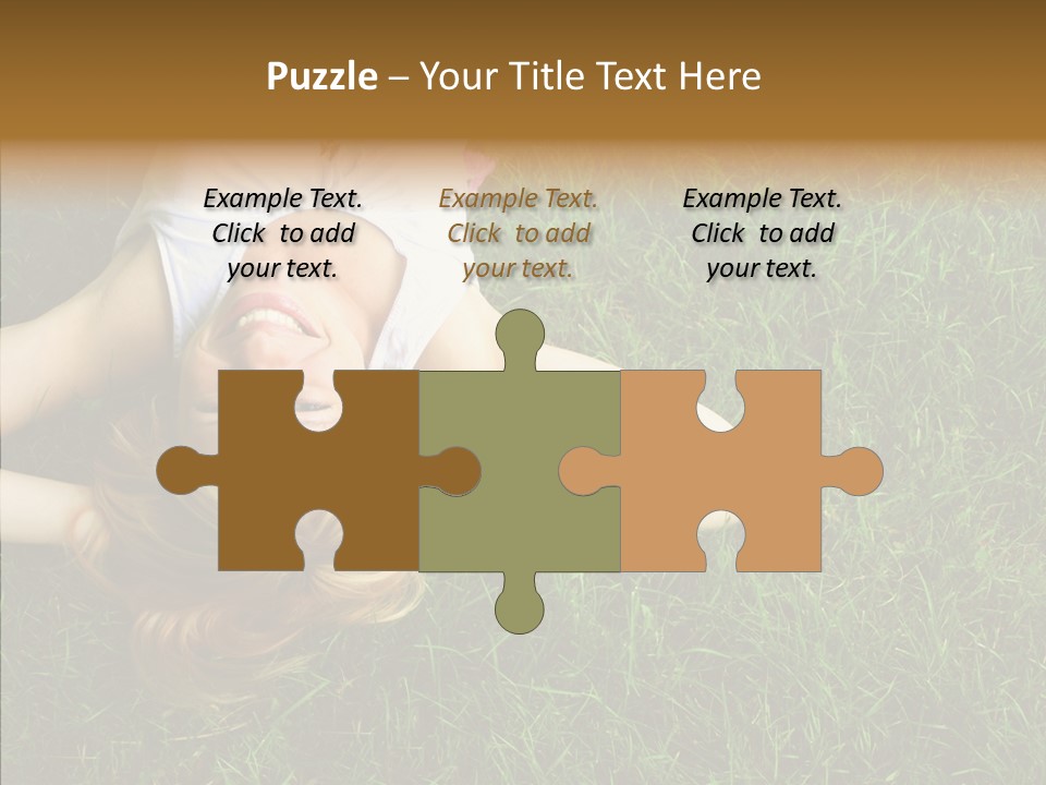 Relax Happiness Fashionable PowerPoint Template