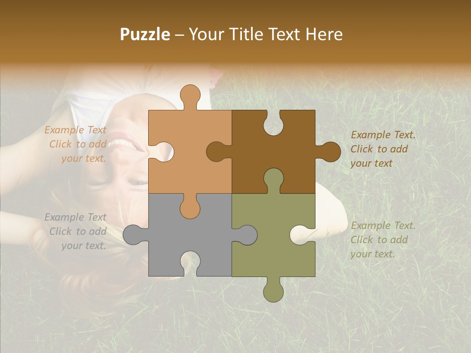 Relax Happiness Fashionable PowerPoint Template