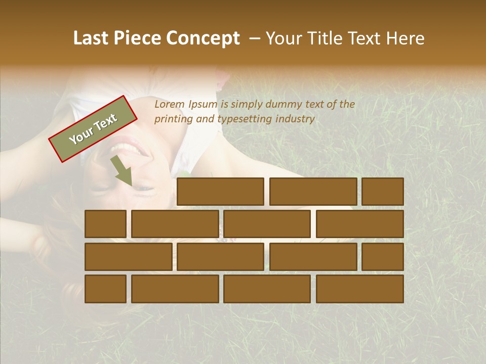 Relax Happiness Fashionable PowerPoint Template