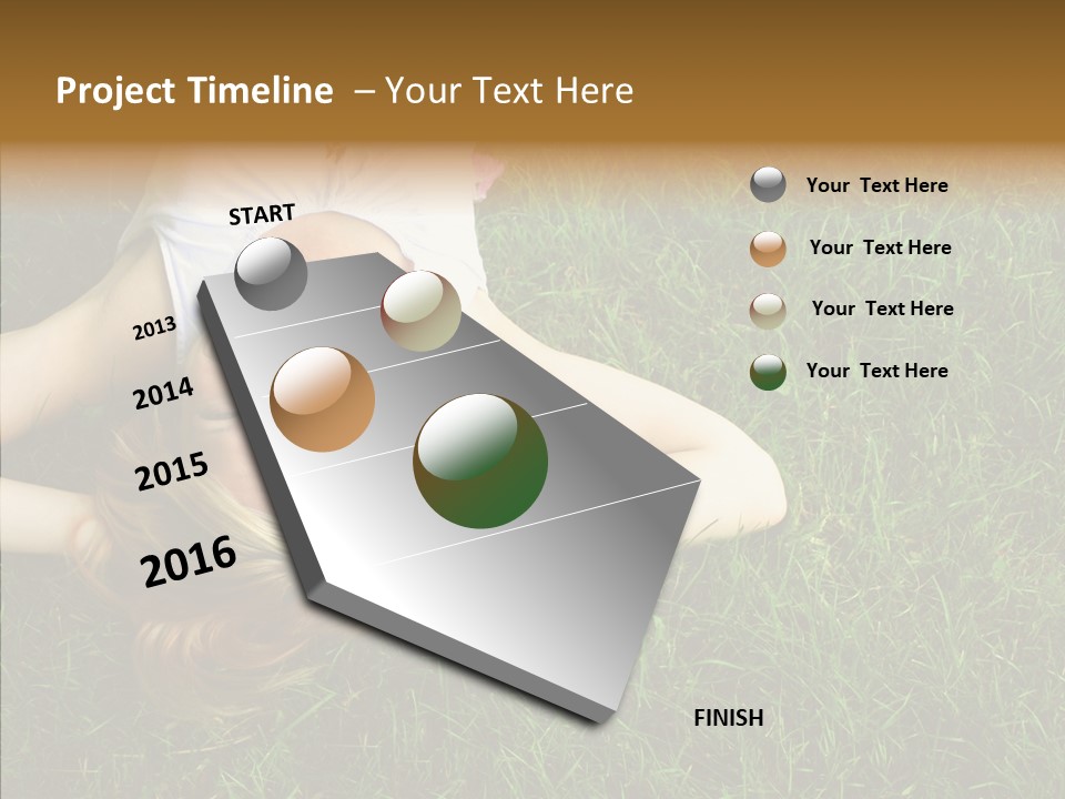 Relax Happiness Fashionable PowerPoint Template