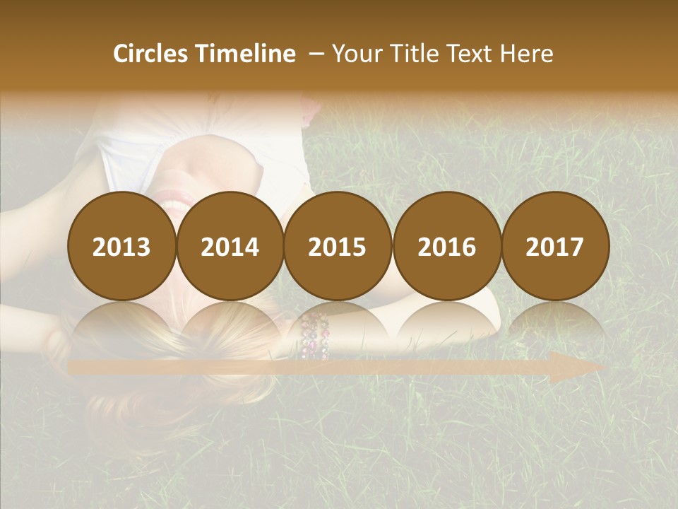 Relax Happiness Fashionable PowerPoint Template