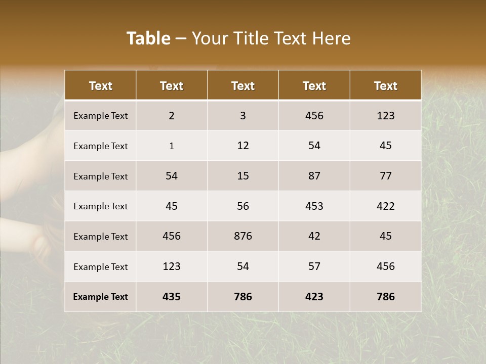 Relax Happiness Fashionable PowerPoint Template