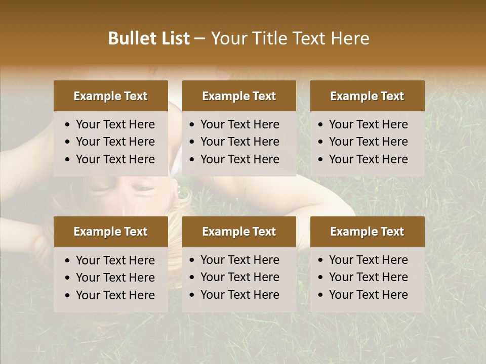 Relax Happiness Fashionable PowerPoint Template