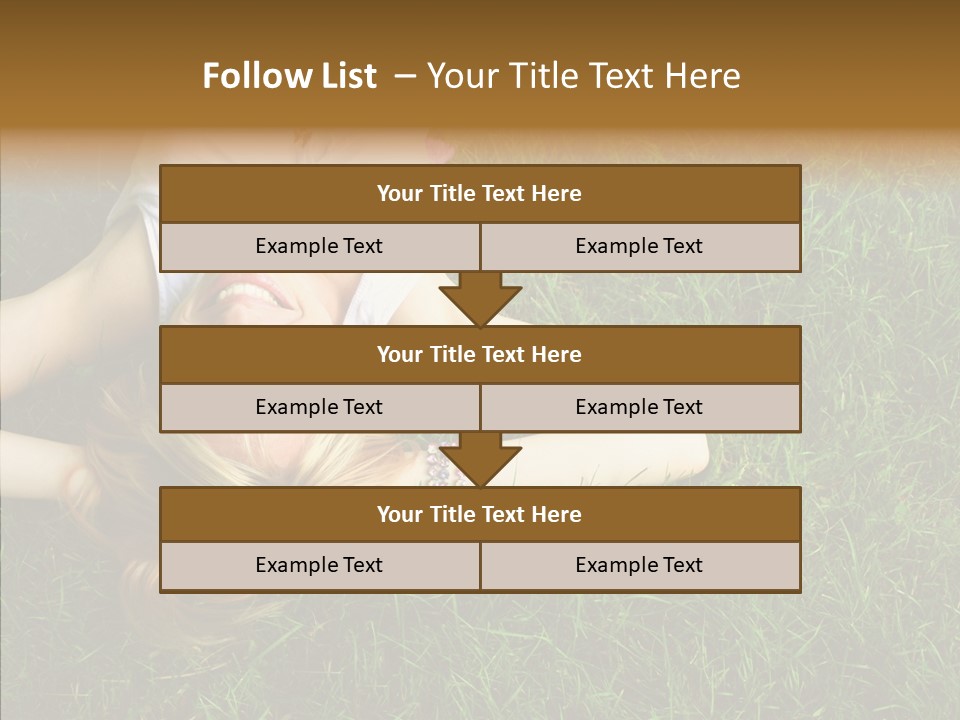 Relax Happiness Fashionable PowerPoint Template