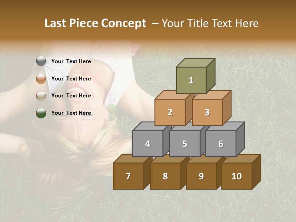 Relax Happiness Fashionable PowerPoint Template