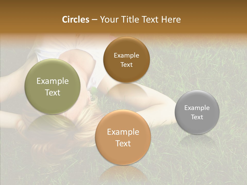 Relax Happiness Fashionable PowerPoint Template