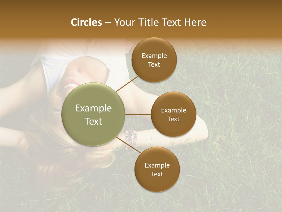 Relax Happiness Fashionable PowerPoint Template