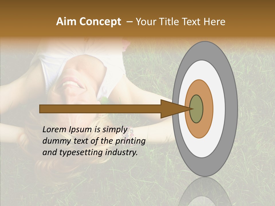 Relax Happiness Fashionable PowerPoint Template