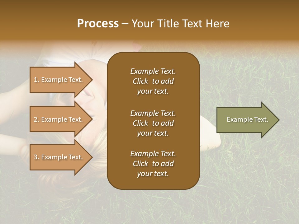 Relax Happiness Fashionable PowerPoint Template