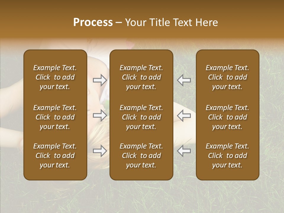 Relax Happiness Fashionable PowerPoint Template