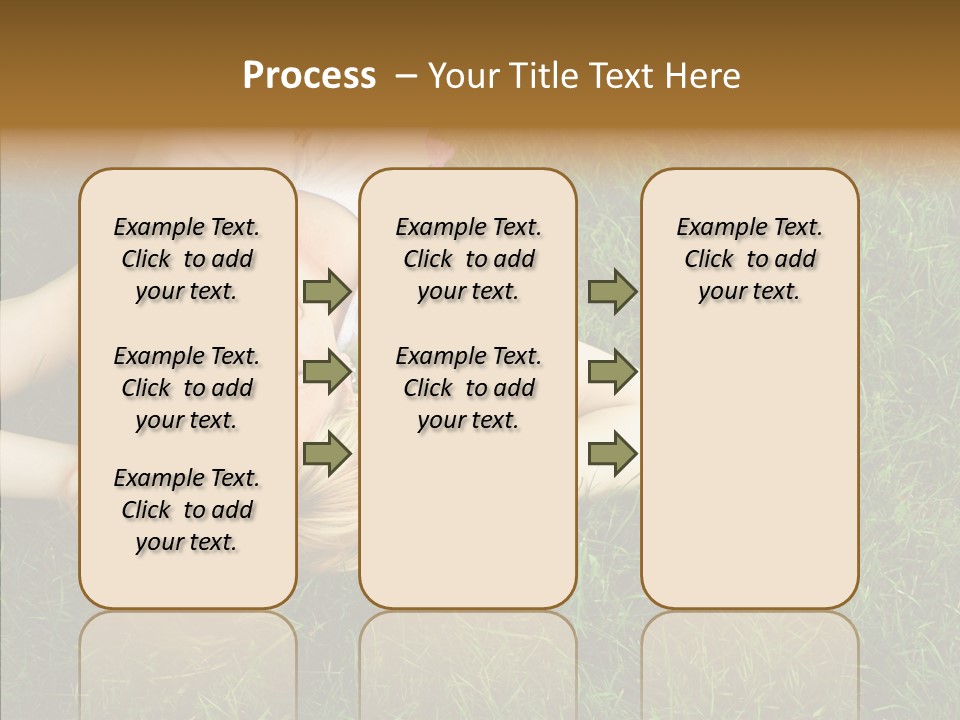 Relax Happiness Fashionable PowerPoint Template