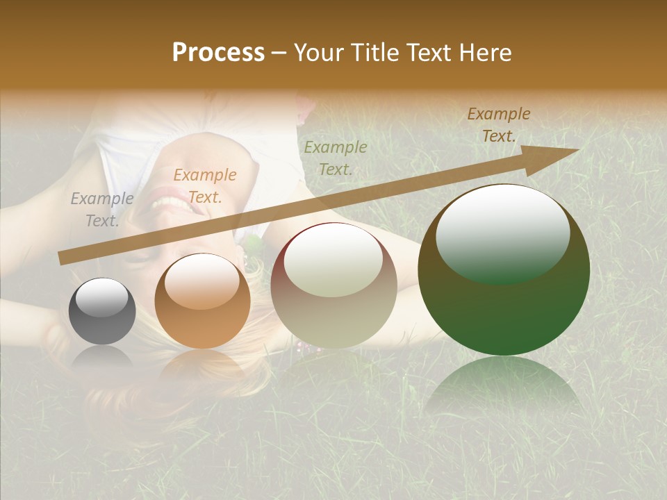 Relax Happiness Fashionable PowerPoint Template