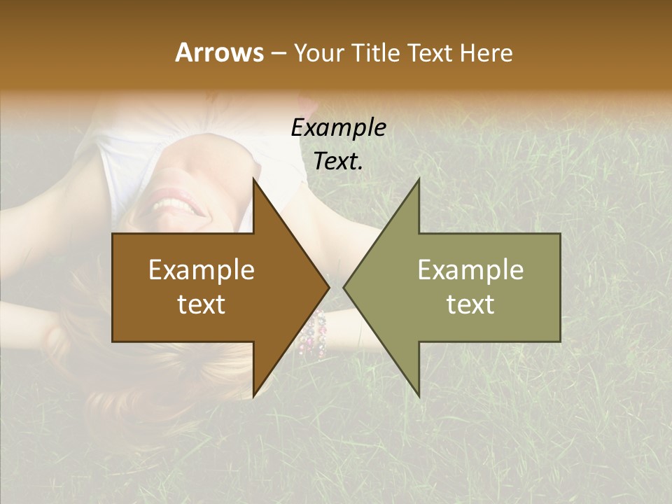 Relax Happiness Fashionable PowerPoint Template