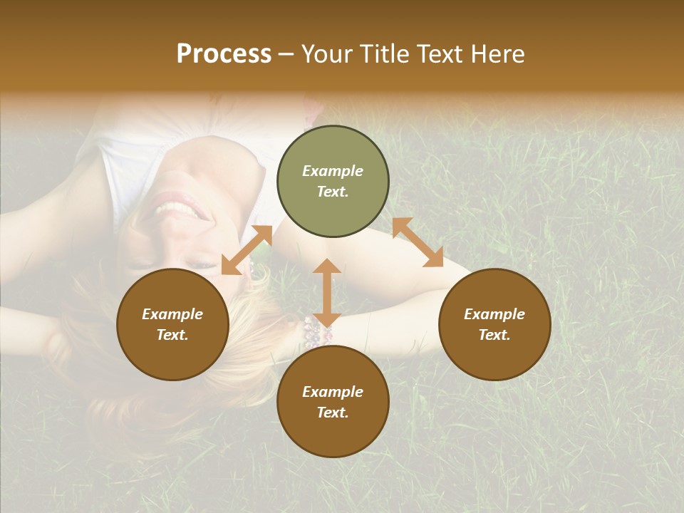 Relax Happiness Fashionable PowerPoint Template