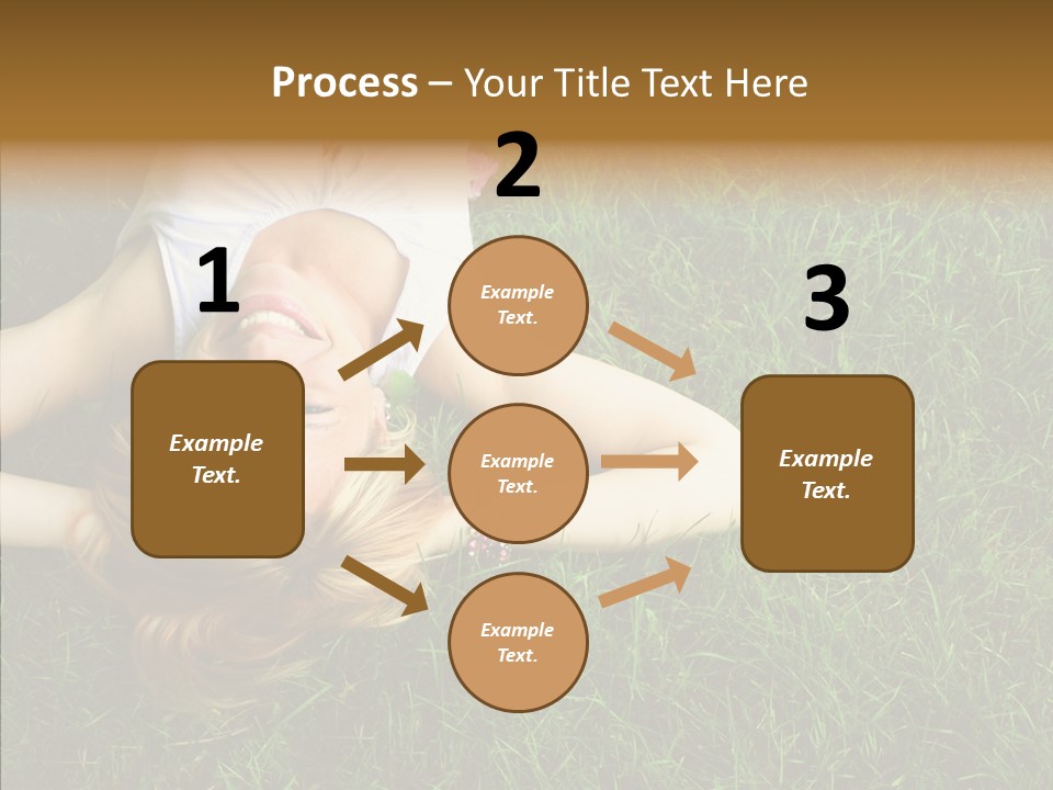 Relax Happiness Fashionable PowerPoint Template