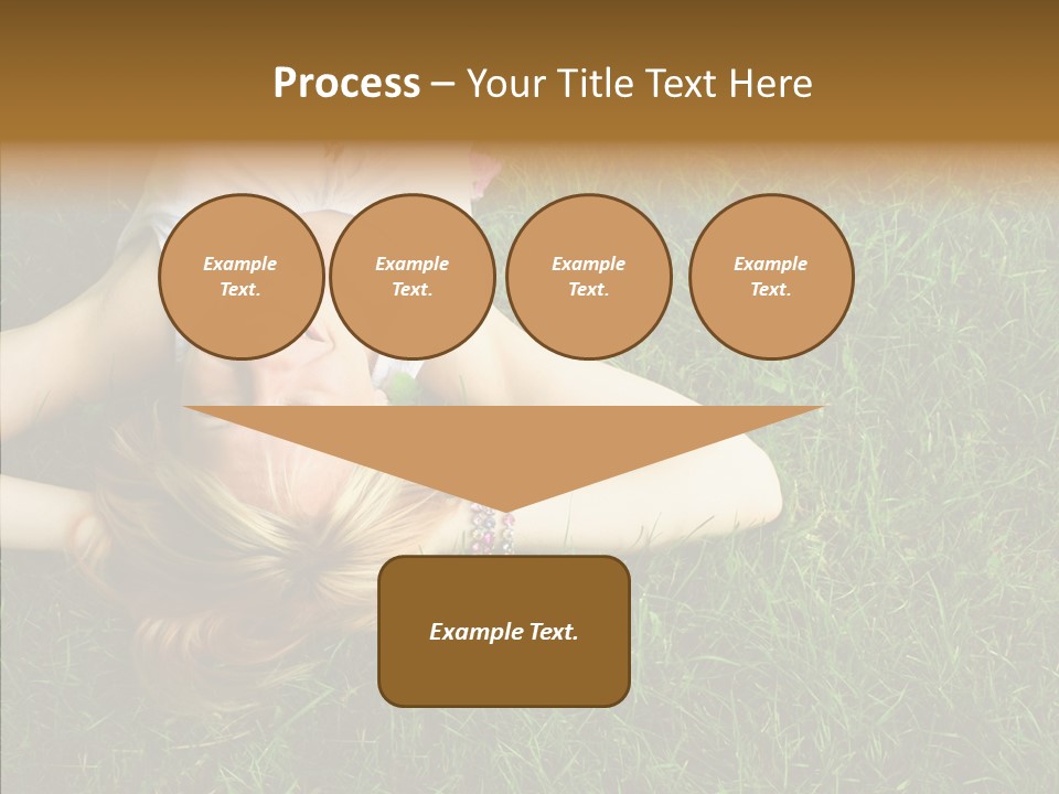 Relax Happiness Fashionable PowerPoint Template